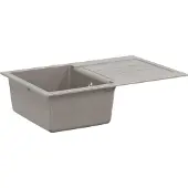 Syfax Waschbecken Grau 780 x 500 mm 80% Quarz und 20% Harz