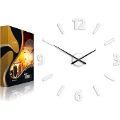 ModernClock , wanduhr groß, Modern Design, Klaus Weiß 75cm, 3D-Wanduhr, Quarzuhr,