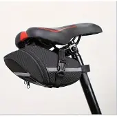 Sonstiges Universal Fahrrad Satteltasche Schwarz Nylon Wasserdicht
