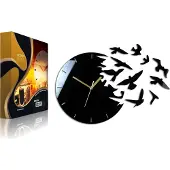 ModernClock , Paradise Birds Wanduhr MODERN ULTRA SILENT