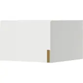 Mzm24 Aufsatz für Schrank Napoli 1D 50 Weiß (schwarzer oder goldener Griff)
