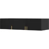Mzm24 Aufsatz für Schrank Napoli 3D 150 Schwarz (schwarzer oder goldener Griff)