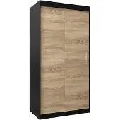 MEBLE KRYSPOL Kleiderschrank, Schiebetürenschrank Schlafzimmer, Schrank TOKYO 100 cm
