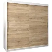 MEBLE KRYSPOL Kleiderschrank, Schiebetürenschrank Schlafzimmer, Schrank TOKYO 200 cm