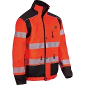PSS Regenjacke X-treme Rain EN 20471 Orange/Schwarz 06