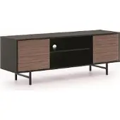 FURMEB Patryk Hojka Furmeb24 - PREGGIO TV-Schrank , Lowboard , Schwarz/ Captains Deck