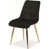 Feldmann-Wohnen Esszimmerstuhl Küchenstuhl Set Chic schwarz 2er Set