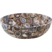 Gemlook Achat Waschbecken 40 X 40 X 14