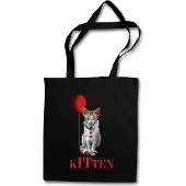 Eric Helmar Müller Urban Backwoods It Kitten, Stofftasche, Farbe: Schwarz