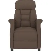 Syfax Massagesessel Braun 96,5 x 70,5 x 95 cm Mikrofaser