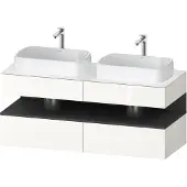 Duravit QA4767049220000 QAT KWTU WH Eck 1400x550x600 Wß Hgl.