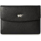 Braun Büffel Minigeldbörse JOY RFID Mini Geldbörse slim 3 Kartenfächer schwarz Damen - Leder