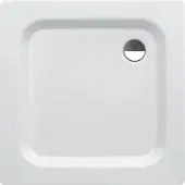 Laufen Duschwanne ERAM Quadrat 800x65x800 mm Stahl-Emaille, weiß Roca