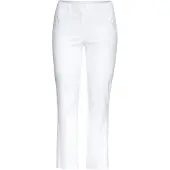Sheego Webhose , Damen, Gr. 116, Langgrößen, weiß, 70% Viskose, 25% Polyamid, 5% Elasthan, unifarben, Hosen Webhose