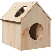 Syfax Katzenhaus 41x50x50 cm Massivholz Kiefer