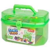 Toi-Toys Bastelset Kreativ-Spielzeugbox 200-teilig in Aufbewahrungsbox
