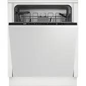 Beko BDIT16430, Voll integriert, Standardgröße (60 cm), Weiß, Schwarz, Touchsteuerung, LED