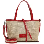 Suri Frey Shopper "Shopper SFY Fany", Damen, Gr. B/H/T: 34cm x 22cm x 11cm 0, rot (rot 600), Baumwolle, Taschen Shopper