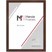 MendeFrames Holzrahmen Massivholz Nussbaum 45x60 cm Braun H430