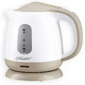 Maestro MR-012-BEIGE, 1 l, 1100 W, Weiß, Beige, Kunststoff, Wasserstandsanzeige, Überhitzungsschutz