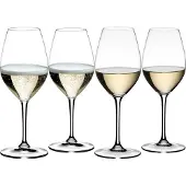 Riedel - Wine Friendly, Weisswein / Champagner Weinglas, 4 Stück