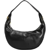 Calvin Klein Pinched Soft Crescent - Schultertasche L 35 cm (schwarz)