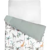 Sevira Kids Bettbezug Safari - 100x140 cm - Grün | by