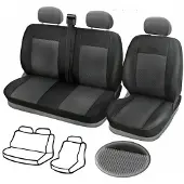 PRO-GROUP Bus Sitzbezüge 2+1 Für Renault Trafic 2001-2014 Schonbezüge Polyester Stoff