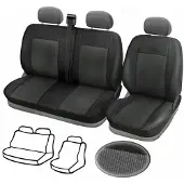 PRO-GROUP Bus Sitzbezüge 2+1 Für Renault Trafic 2001-2014 Schonbezüge Polyester Stoff