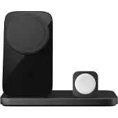 Nomad Stand One Max MagSafe Qi2.2 kabelloser Ladegerät 25W – Unterstützt bis zu 25W Ladeleistung – Inklusive Schnellladegerät für Apple Watch – Kompatibel mit AirPods und anderen Qi-fähigen Kopfhörern