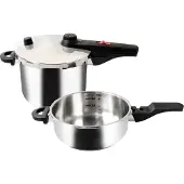 Riess Kelomat Schnellkochtopf Alfa Set Induktion Ø22cm 6L und 3L