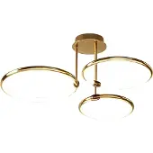 Toolight Deckenleuchte G122-3C Gold 55X55X65Cm