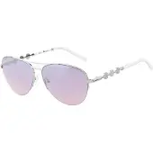 GUESS Damen Sonnenbrille GG1199S10U, Glasbreite 59mm, Stegbreite 14mm, Bügellänge 140mm