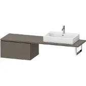 Duravit L-Cube Unterschrank für Konsole, 1 Auszug, 720x400x547mm, LC585409090