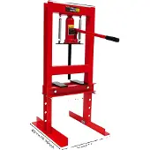 OEM Hydraulische Presse, verstellbare Höhe, 6 Tonnen Tragfähigkeit, Rot