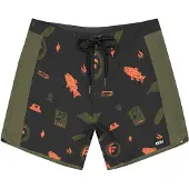 Picture - Andy 17 Printed Boardshorts - Boardshorts Gr 32 schwarz