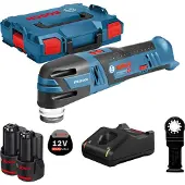 Bosch Akku-Multi-Cutter GOP 12V-28 / 2x 3,0 Ah Akku + Ladegerät in L-Boxx