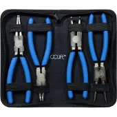 CCLIFE 150MM 4-tlg Sprengringzange Zange Seegeringzange Sicherungszangen Satz, 150mm Länge