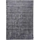 Tom Tailor Teppich HOME "Shine uni" Gr. 3, grau (anthrazit), B:140cm H:8mm L:200cm, Viskose, Teppiche, Teppich, Handwebteppich, 100% Viskose, handgewebt, mit elegantem Schimmer