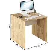 Kondela Schreibtisch Rioma Typ 17 – Artisan-Eiche / Weiß
