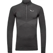 Salewa Zebru MED Warm AMR M 1/2Z Tee onyx (0870) 48/M