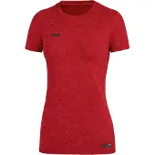 Jako Damen T-Shirt Premium Basics 6129-01 36 - rot meliert - 36