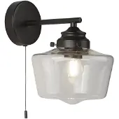 Searchlight 8708-1BK School House Wandleuchte E27 1 x 40W
