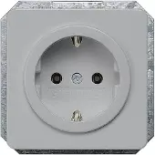 BSH Hausgeräte GmbH 5UB1467 DELTA profil SCHUKO-Steckdose, silber