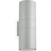 Ideal Lux Moderne Wandleuchte Gun Aluminium Grau 2 Lichter E27