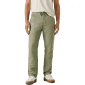 Pepe Jeans für Herren. PM2100080 Pull On Comfort Chino Leinenhosen grün (34), Lässig, Baumwolle