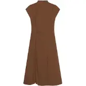 Armani Exchange für Damen. XW002838AF21529U6136 Kleid mit ausgestellter Passform (S), Braun, Lässig, Polyester, Kurzarm