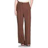 Armani Exchange für Damen. XW001939AF21529U6136 Braune Hochhose (XXS), Lässig, Klassisch, Polyester