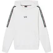 EA7 für Herren. 7M001864_AF12660 Italian Spirit Sweatshirt weiß (M), Lässig, Sportlich, Baumwolle, Sportbekleidung, Multisport, Kurzarm