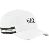 Emporio Armani Unisex. 7X000609_AF15502 Italian Spirit Cap weiß (M), Lässig, Sportlich, Baumwolle, Sportbekleidung